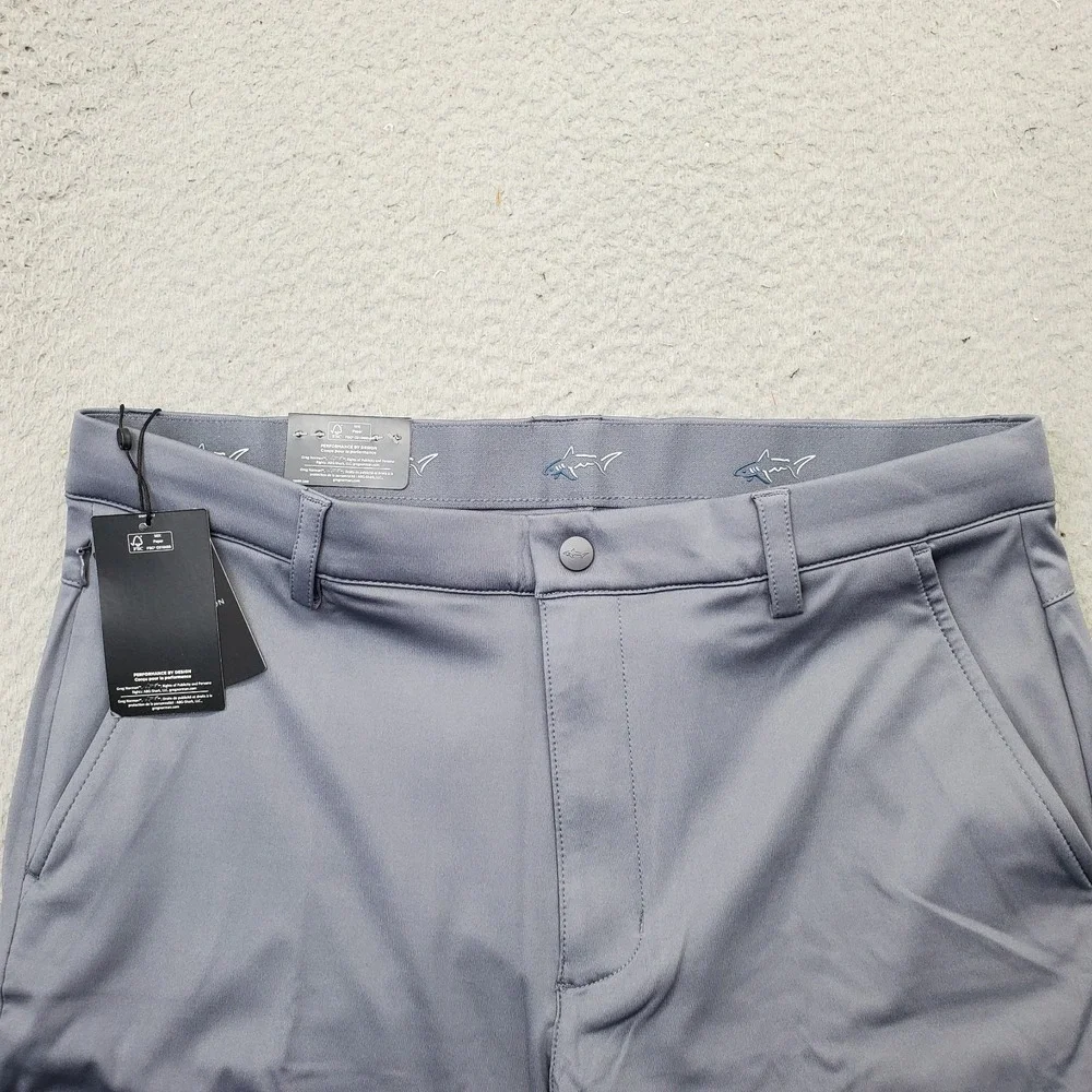 Greg Norman Golf Shorts Mens 32 Gray Play-Dry Performance Stretch Quick Dry